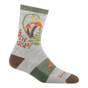 Mellow Mushrooms Micro Crew Lightweight Hiking Socks