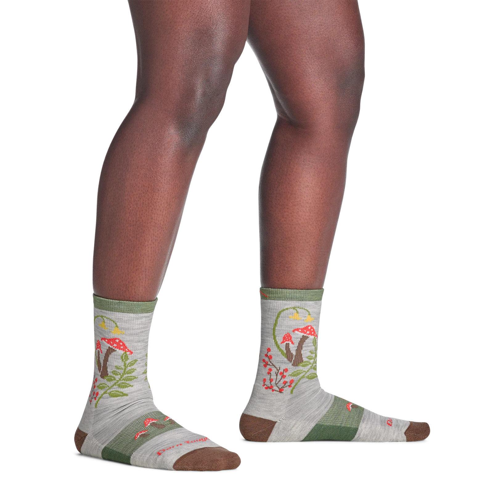 Mellow Mushrooms Micro Crew Lightweight Hiking Socks