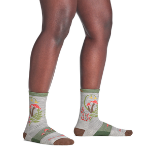 Mellow Mushrooms Micro Crew Lightweight Hiking Socks