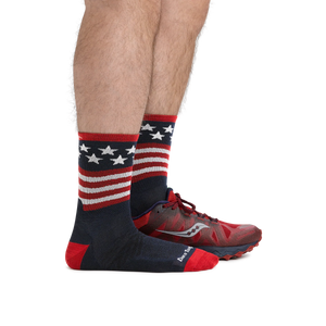 Patriot Micro Crew Ultra-Lightweight Running Socks for Men