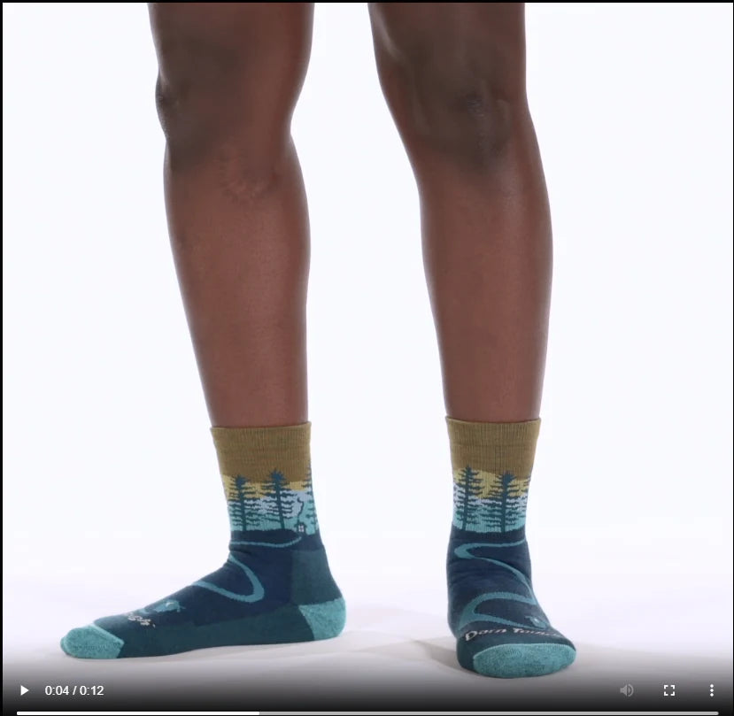 Northwoods Micro Crew Midweight Hiking Socks for Women