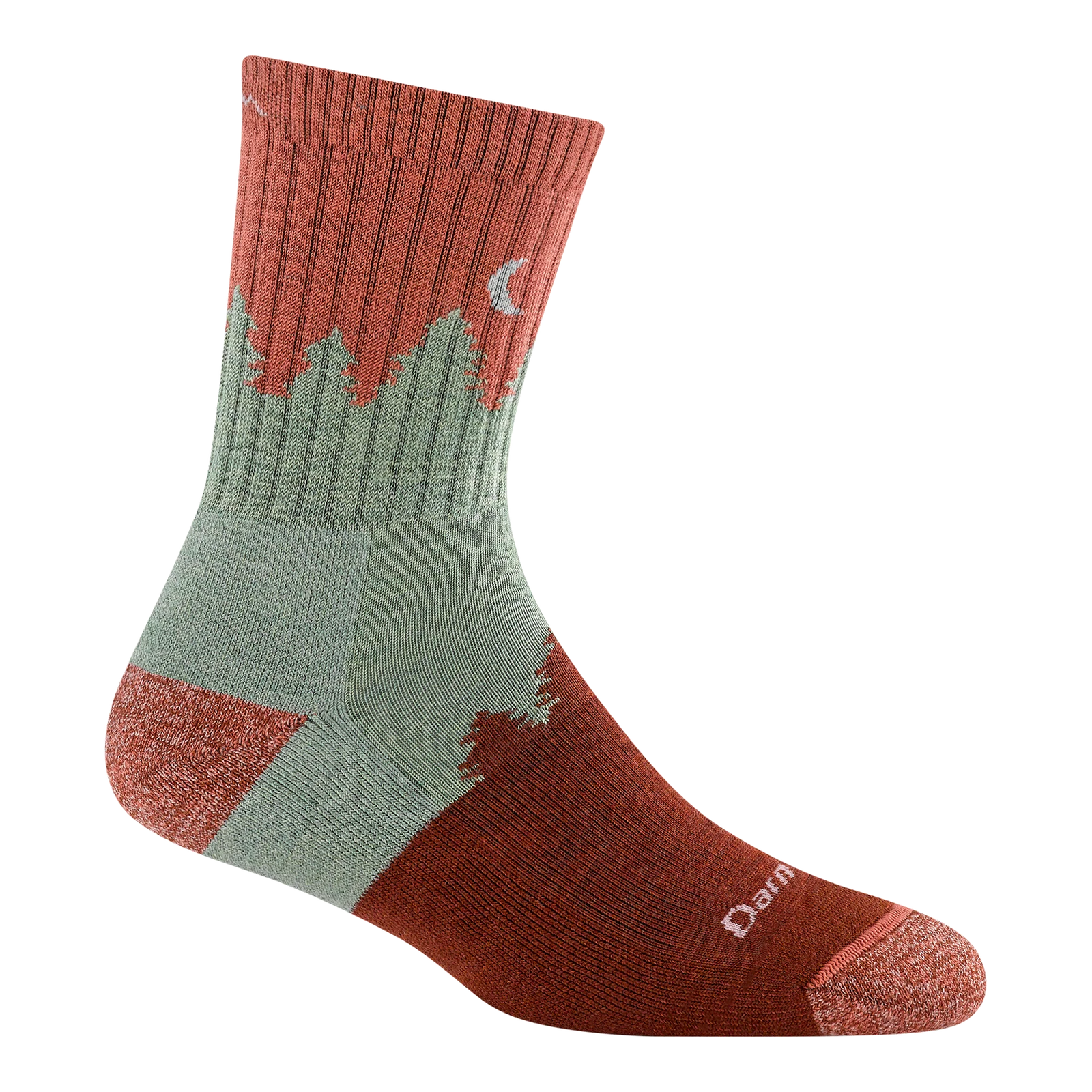 Treeline Micro Crew Midweight Hiking Sock for Women -Canyon