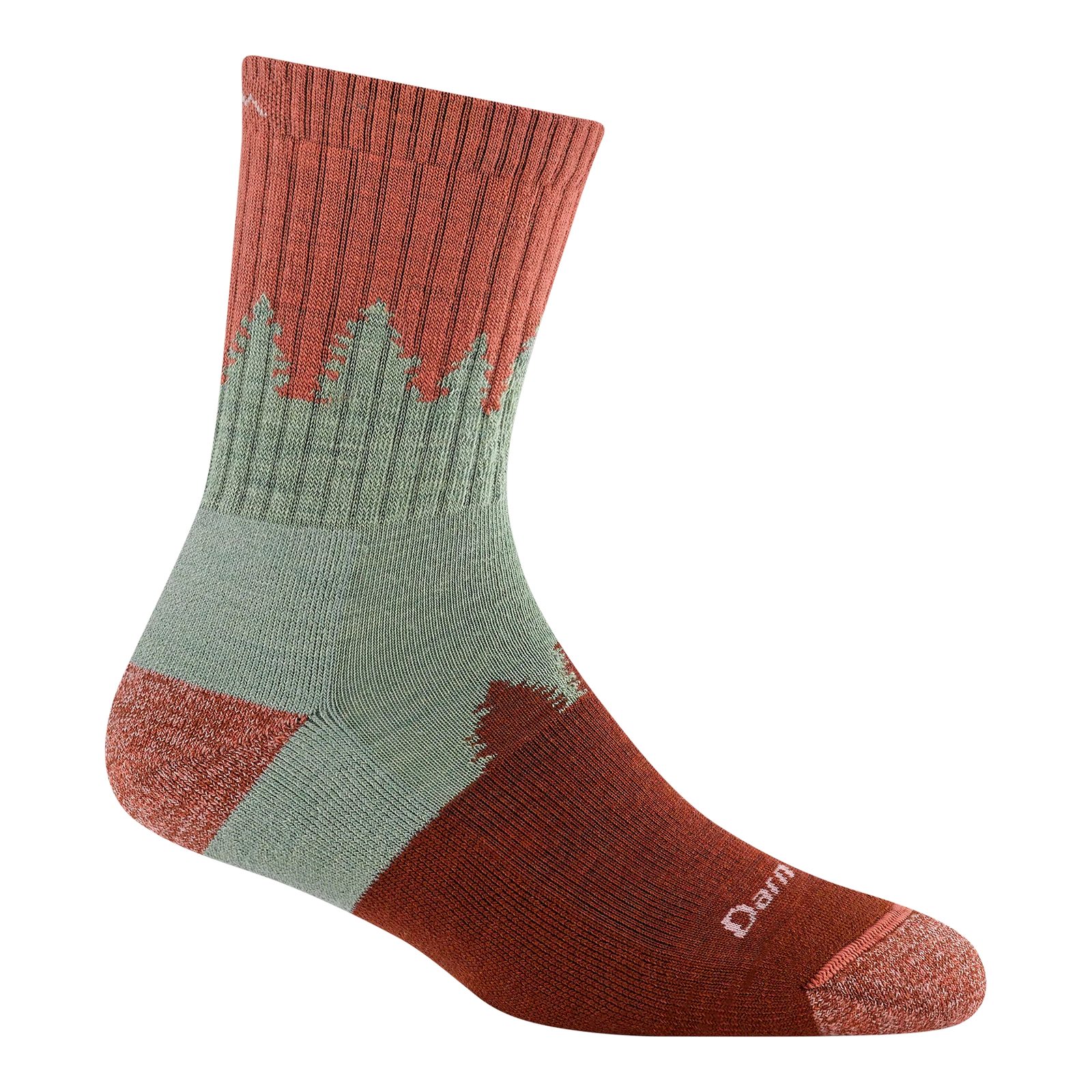 Treeline Micro Crew Midweight Hiking Sock for Women -Canyon
