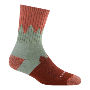 Treeline Micro Crew Midweight Hiking Sock for Women -Canyon