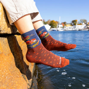 Wild Life Crew Lightweight Lifestyle Sock for Women - Fox Foliage