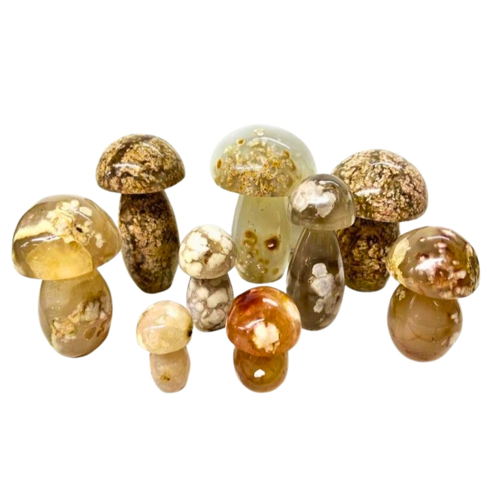 Agate Flower Mushroom