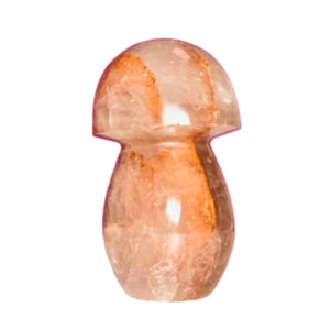 Red Quartz Hematoid Mushroom