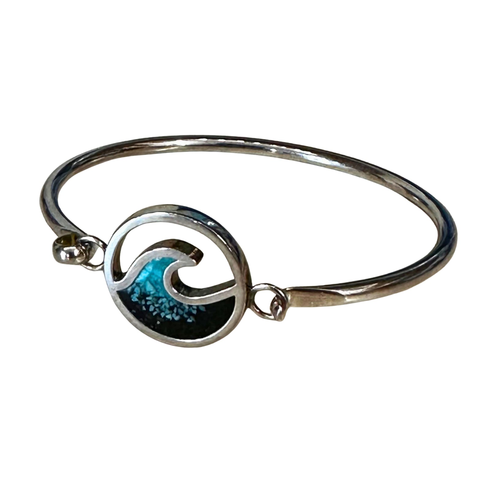 Cresting Wave Bracelet - Turquoise Gradient