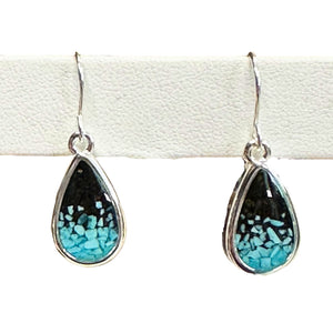 Explorer Teardrop Earrings - Turquoise Gradient