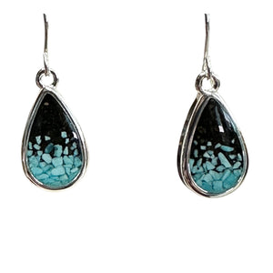 Explorer Teardrop Earrings - Turquoise Gradient