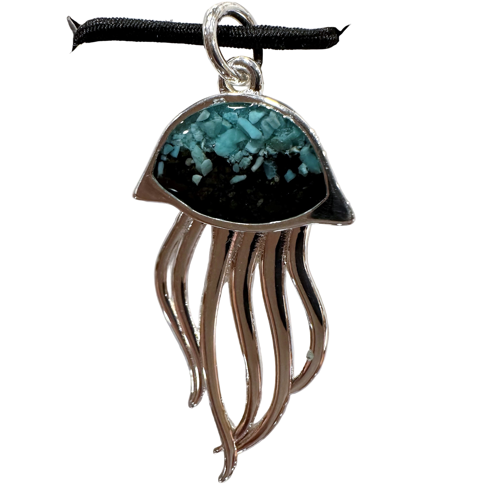 Jellyfish Charm - Turquoise Gradient