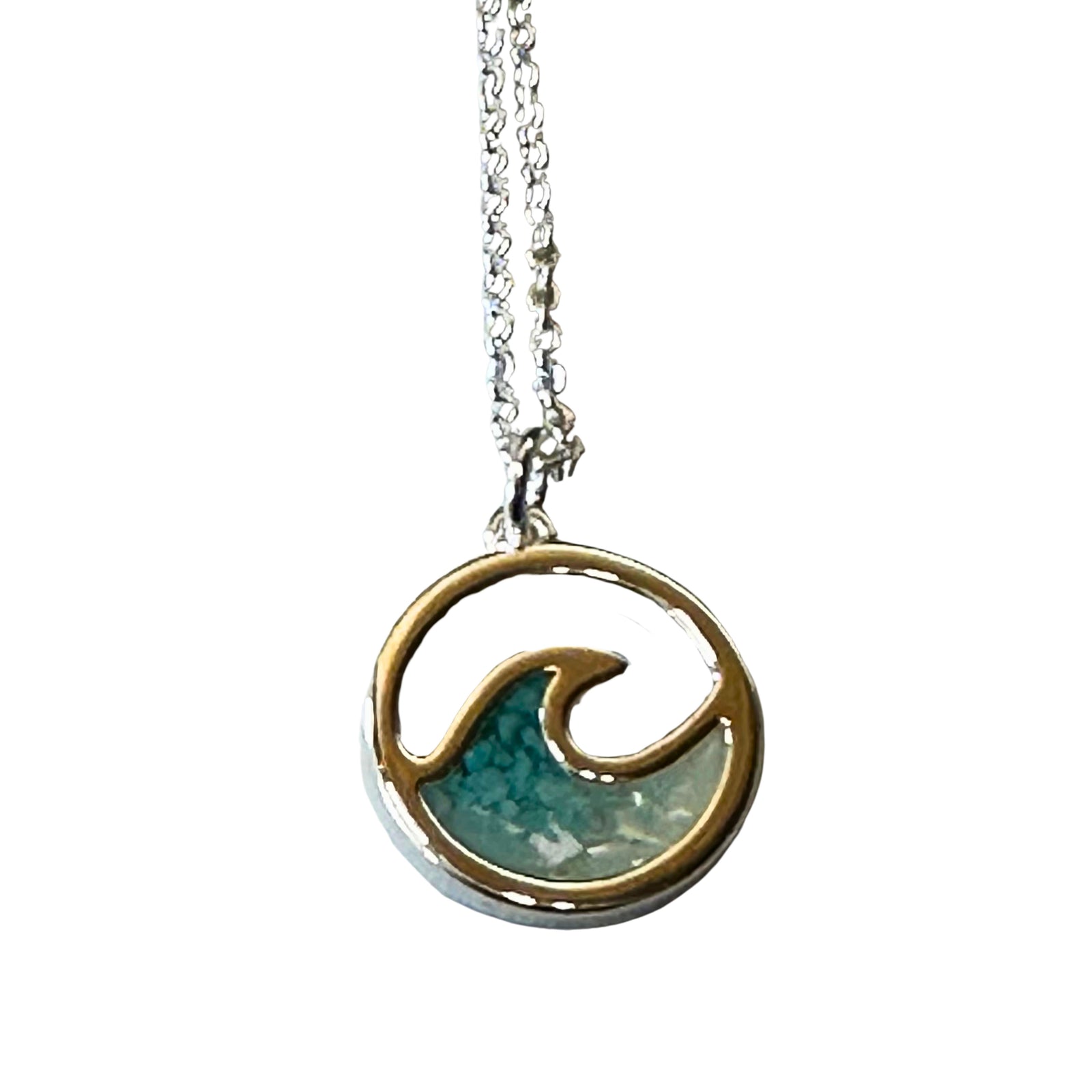 Dune Necklace - Turquoise Gradient