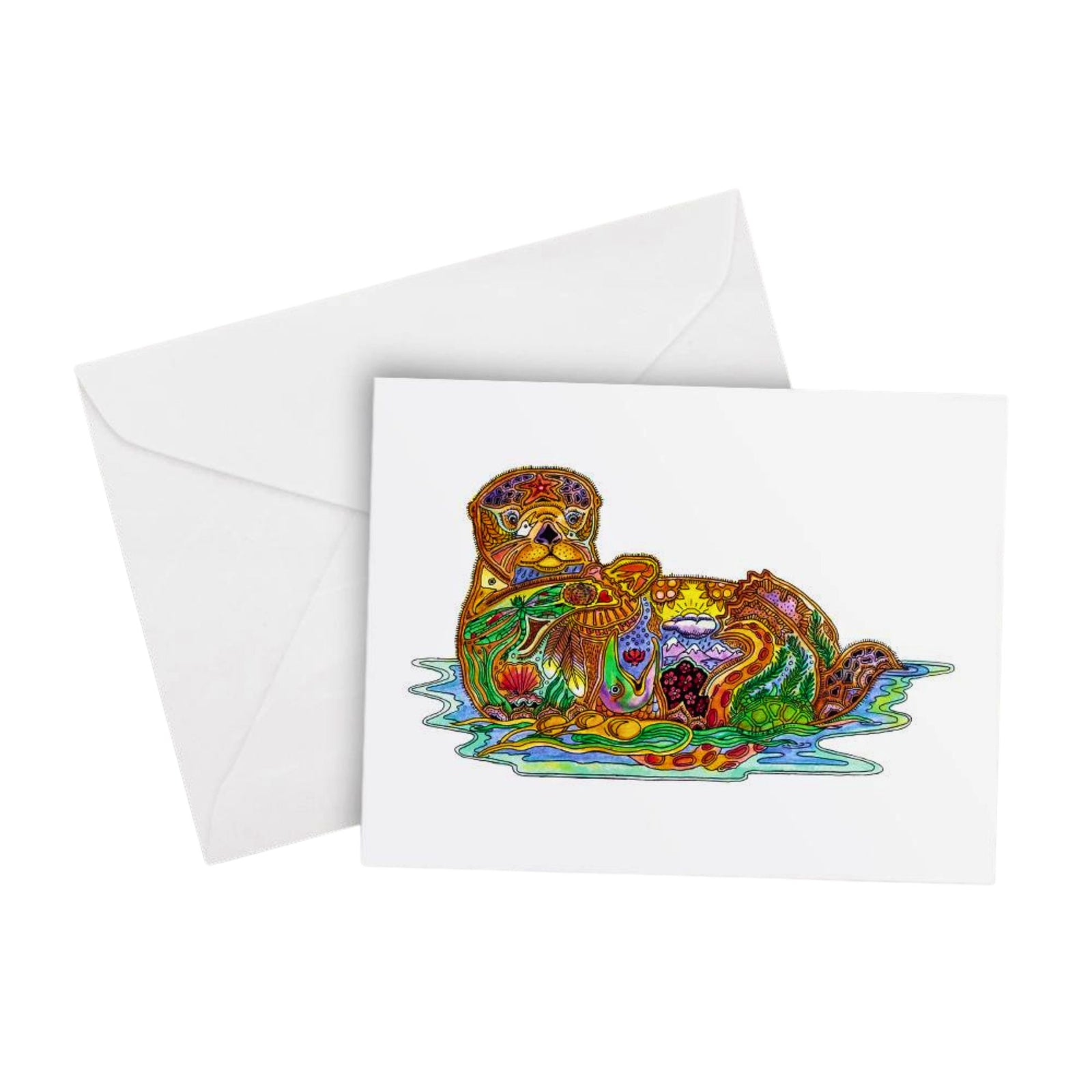 Sea Otter Notecard