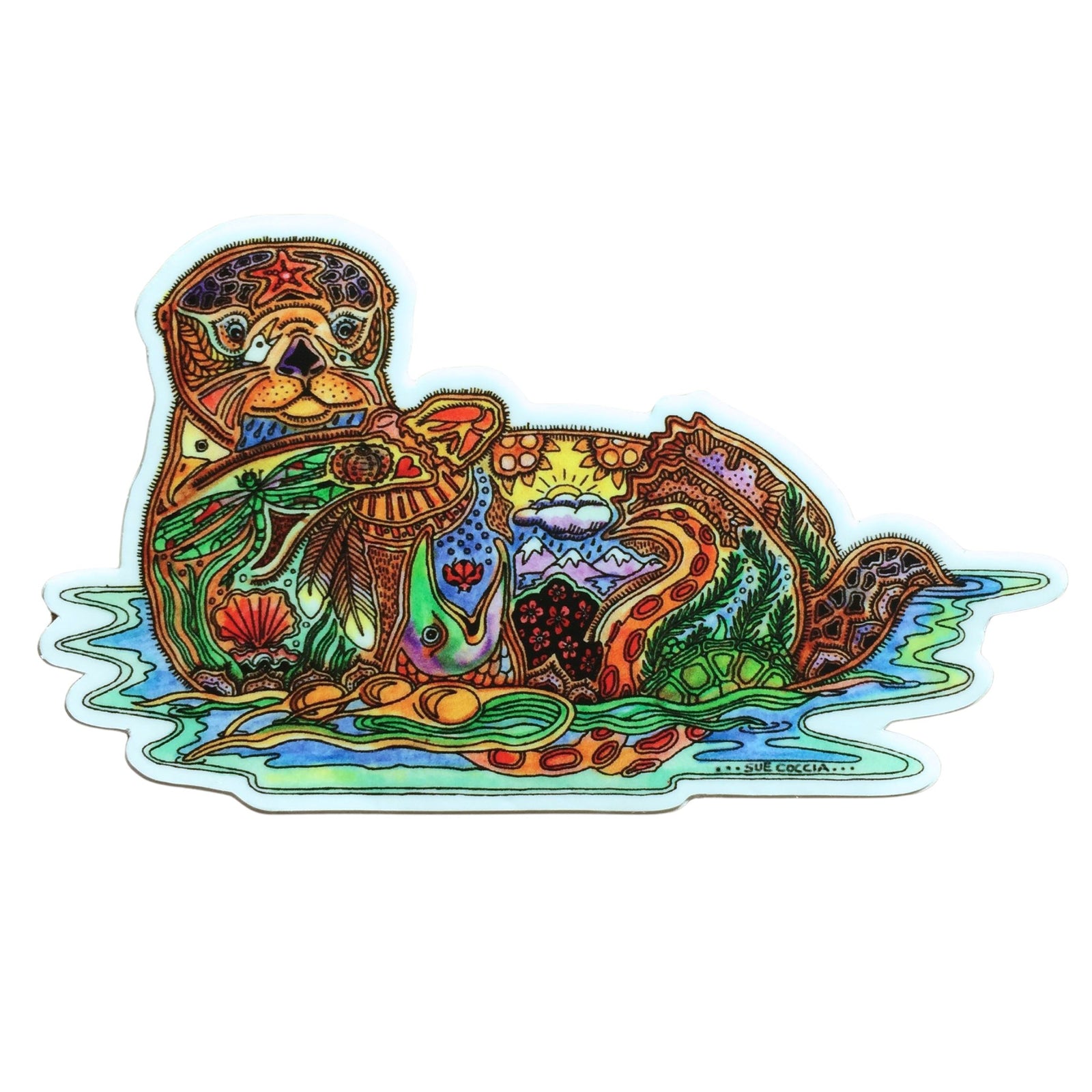 Sue Coccia Sea Otter Sticker