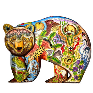 Black Bear Plaque by Sue Coccia