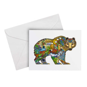 Grizzly Bear Notecard