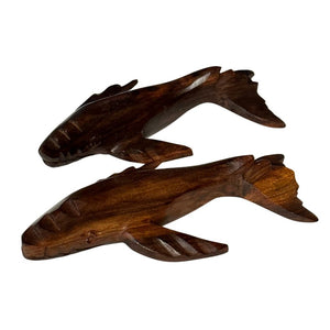 Humpback Whale Wood Figurine
