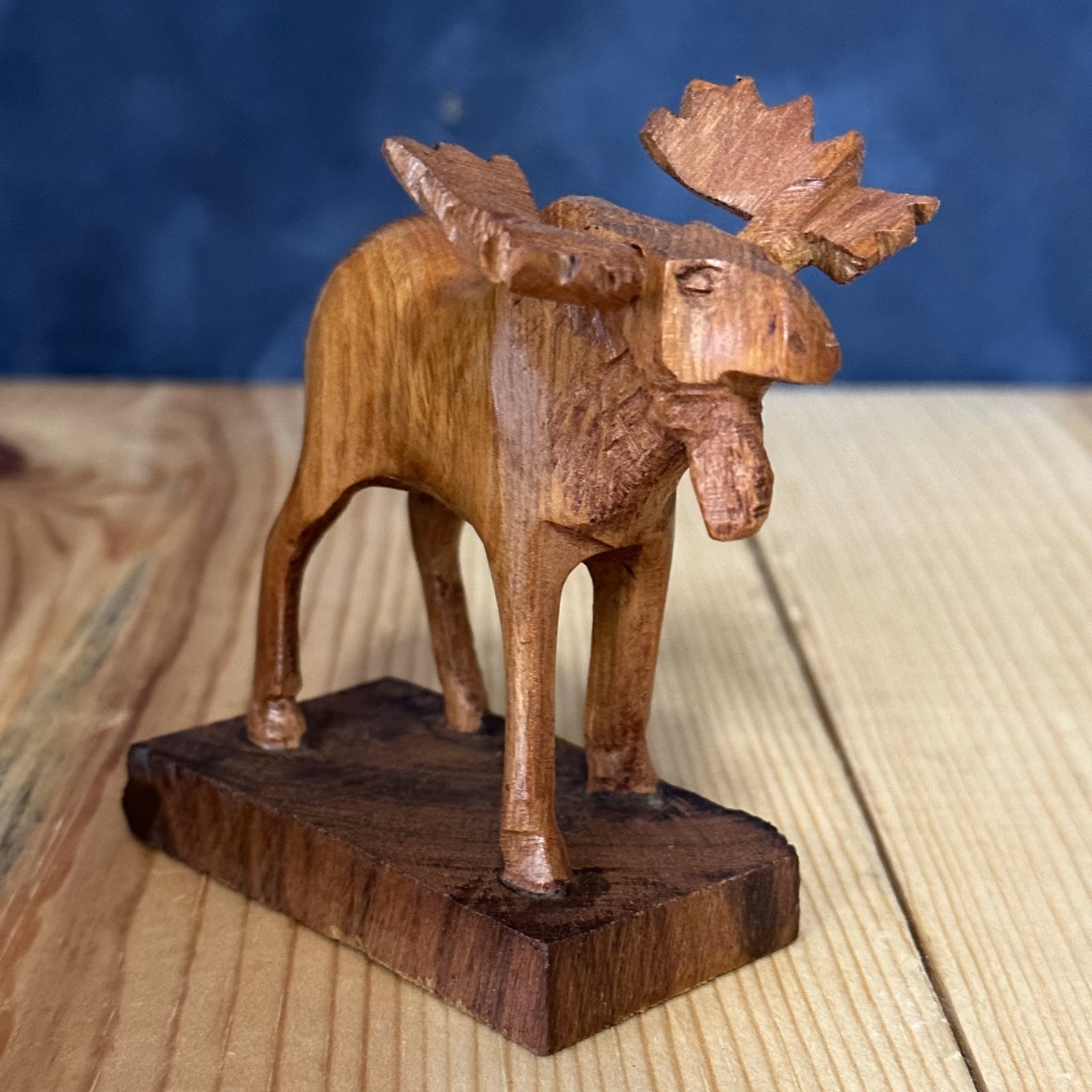 Moose Ironwood Figurine