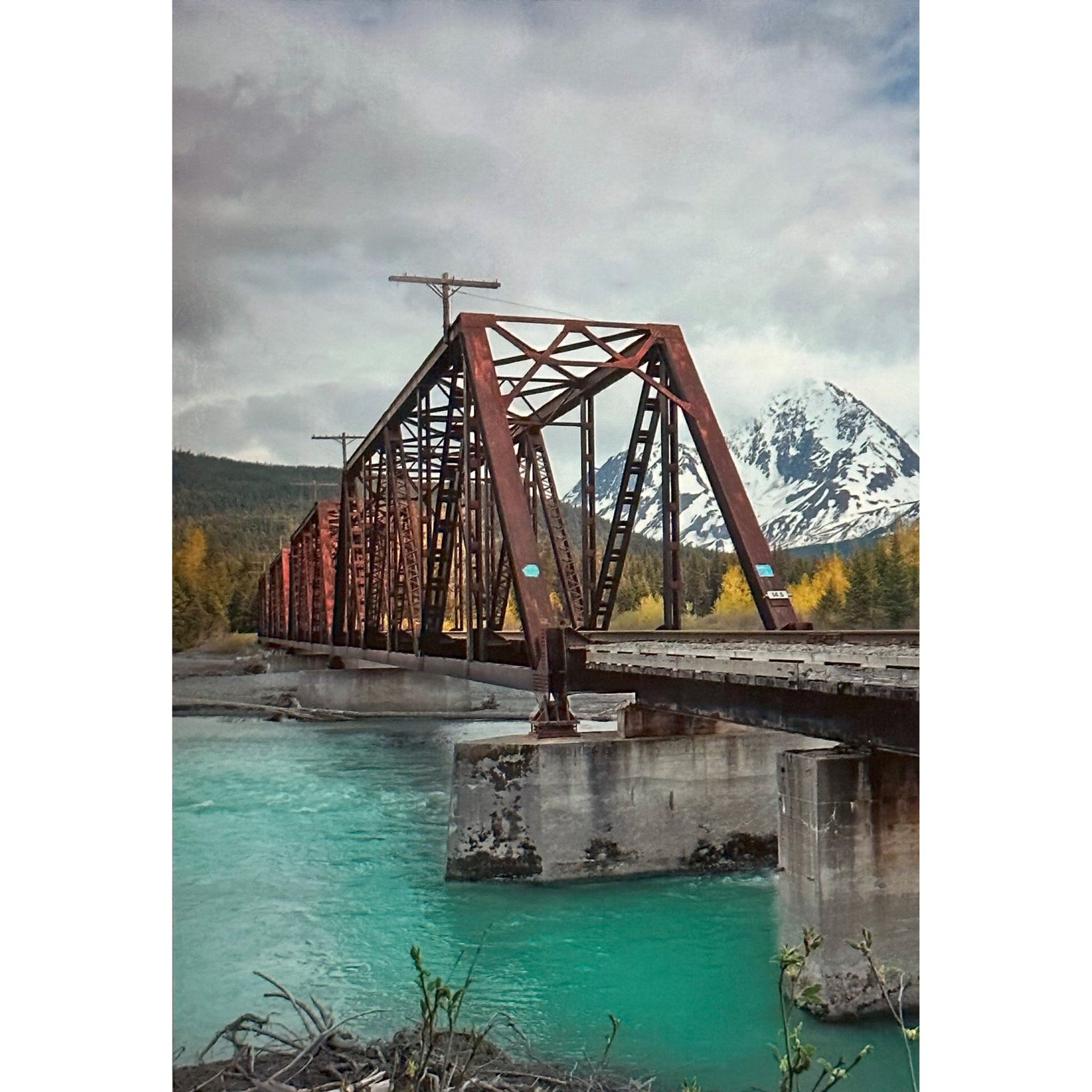 Riley Creek Rail - Matted Print