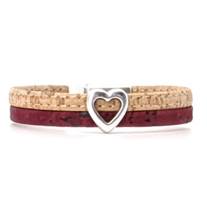 Open Heart Cork Classic Bracelet