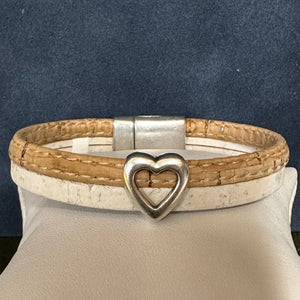 Open Heart Cork Classic Bracelet