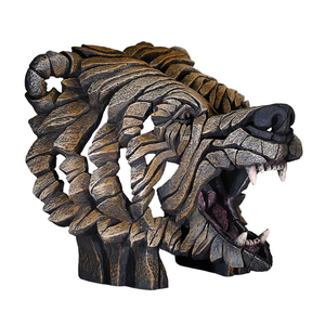 Bear Bust Edge Sculpture