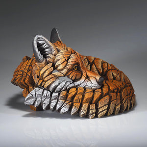 Curled Up Fox Edge Sculpture