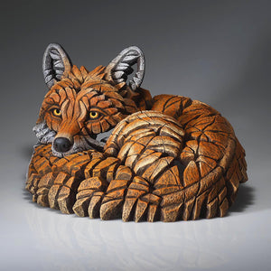 Curled Up Fox Edge Sculpture
