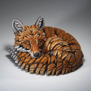 Curled Up Fox Edge Sculpture