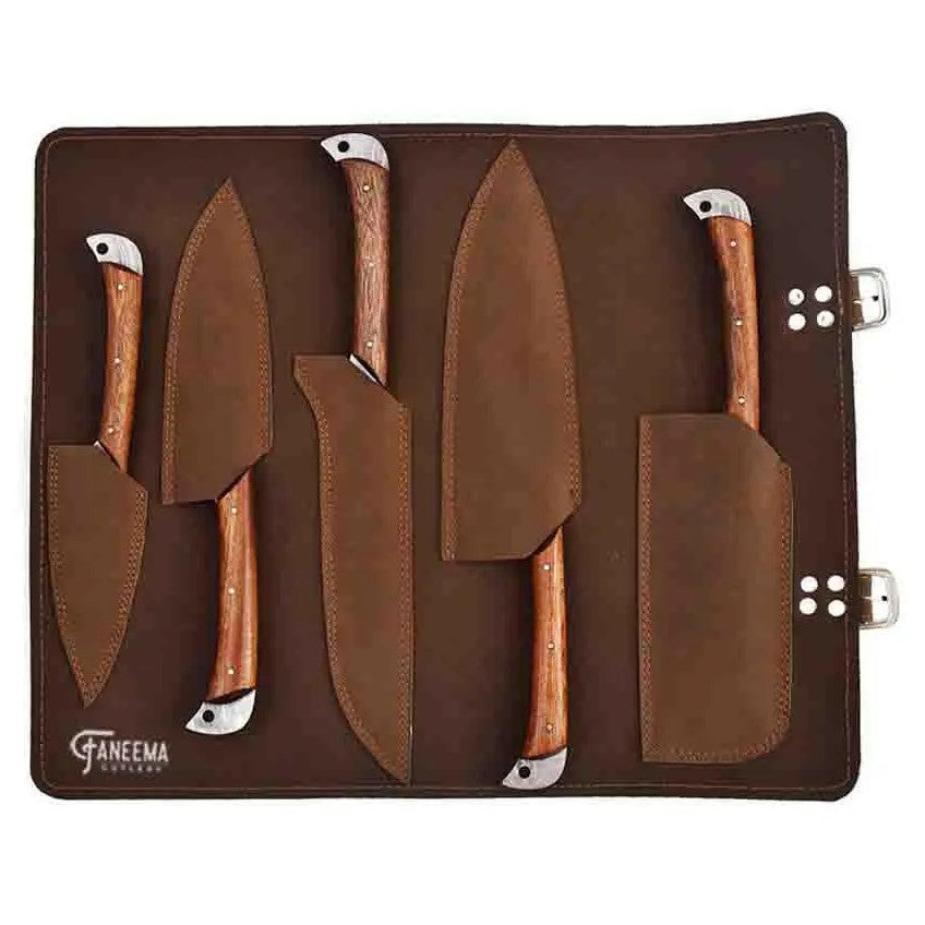Kona Damascus 5 piece Kitchen Knife Set