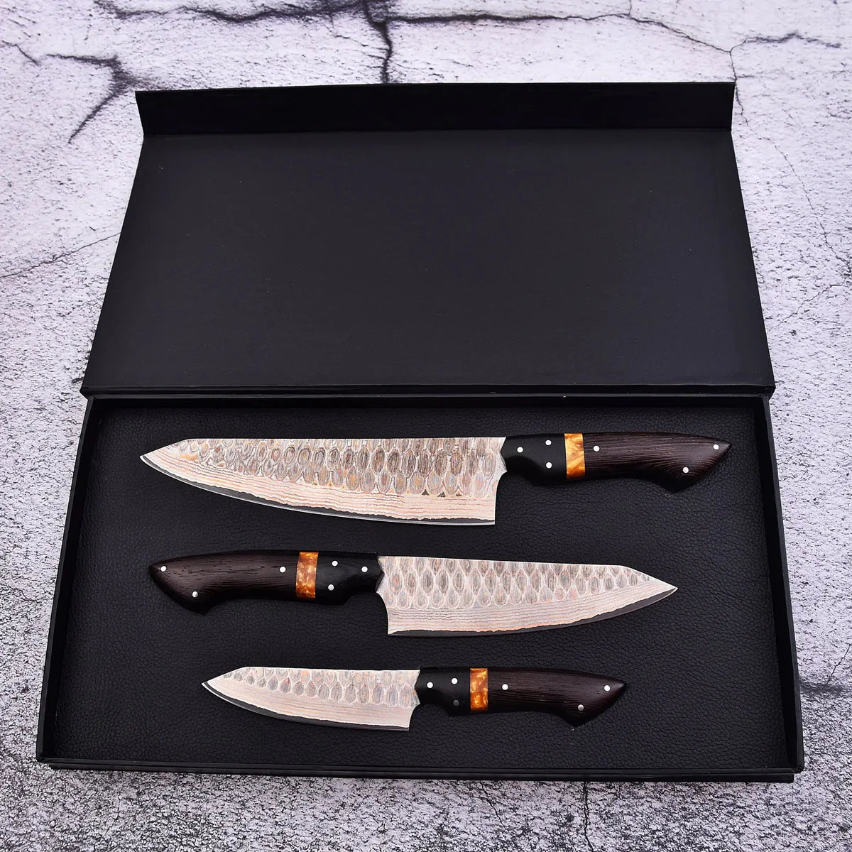 Copper Damascus Kitchen Set - 3 pc