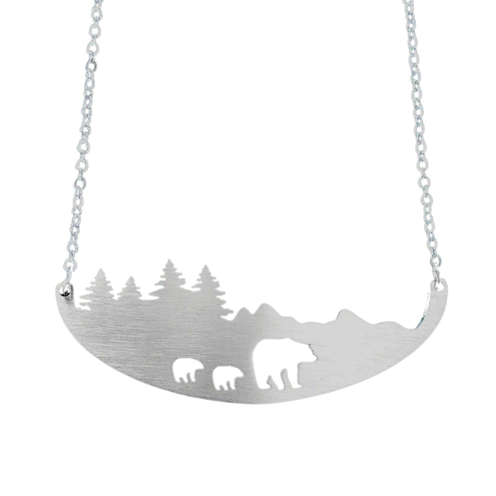 3 Bears Necklace - In The Woods