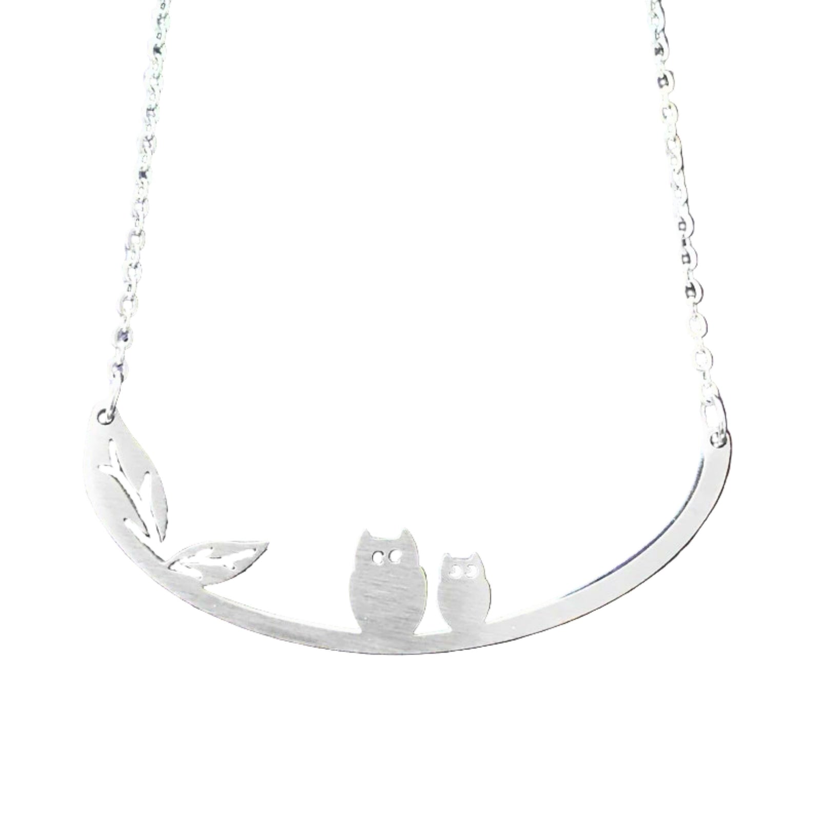 Owls Necklace - In The Wind