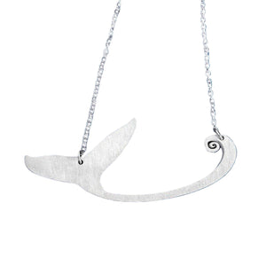 Whale Tail Necklace - In The Wave