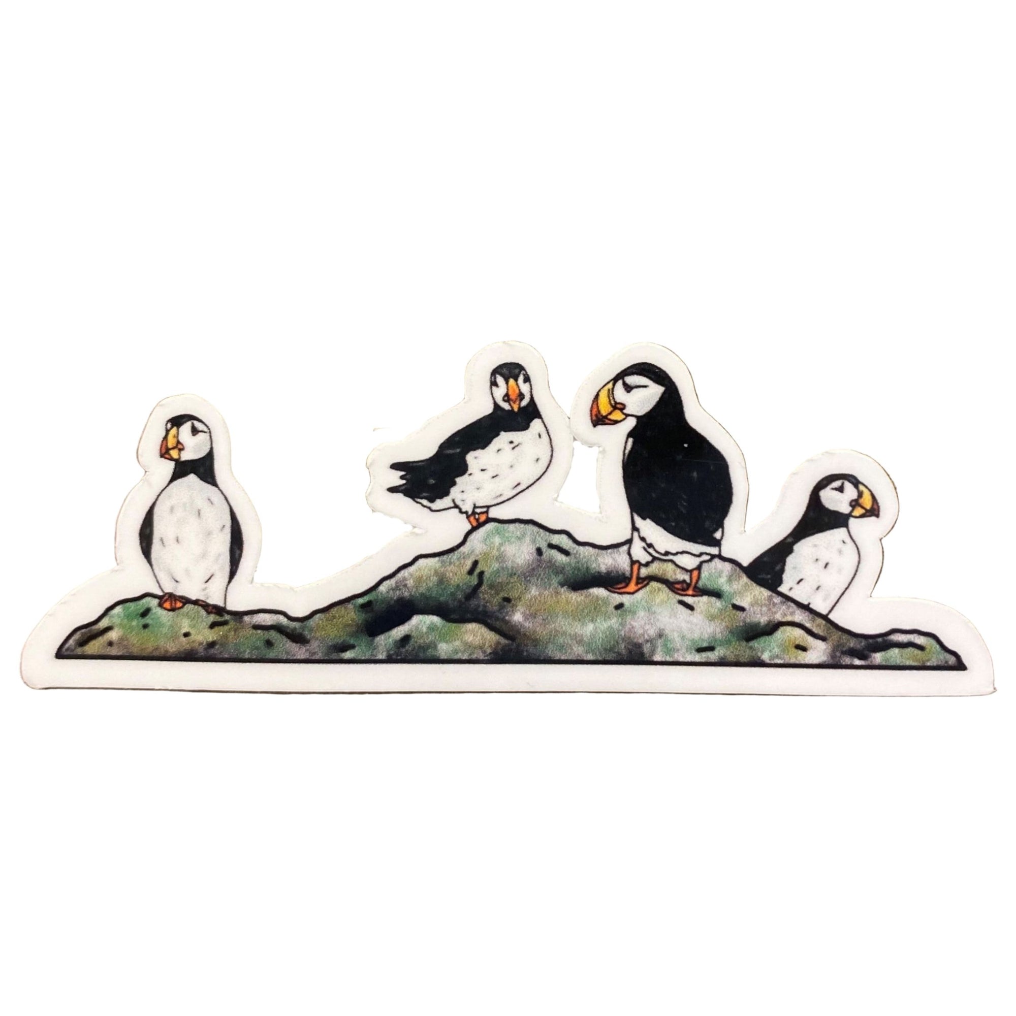 Puffin Group Sticker