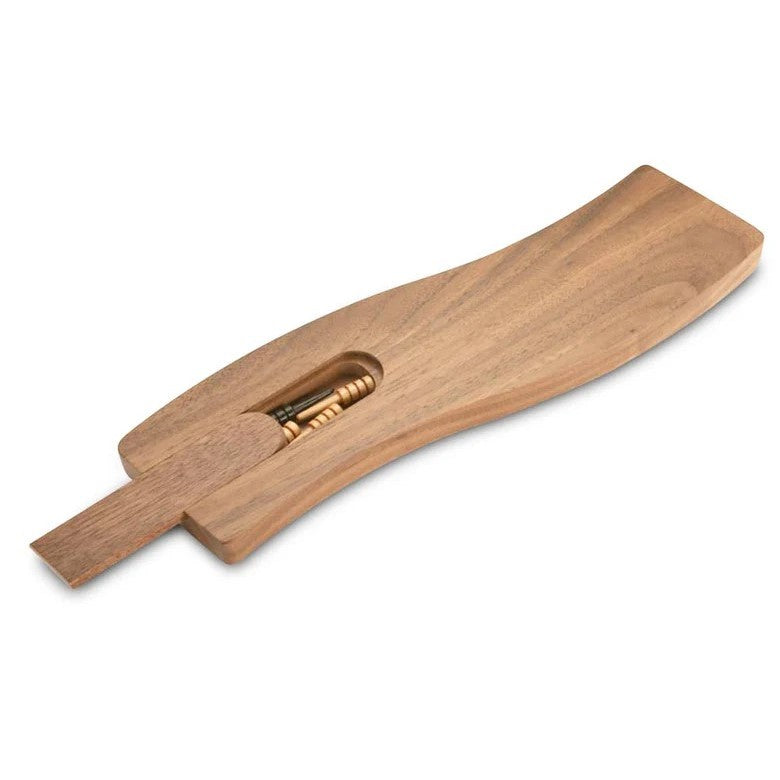 Walnut S Curve Cribbage Board