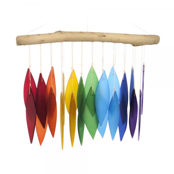 Rainbow Glass Wind Chime