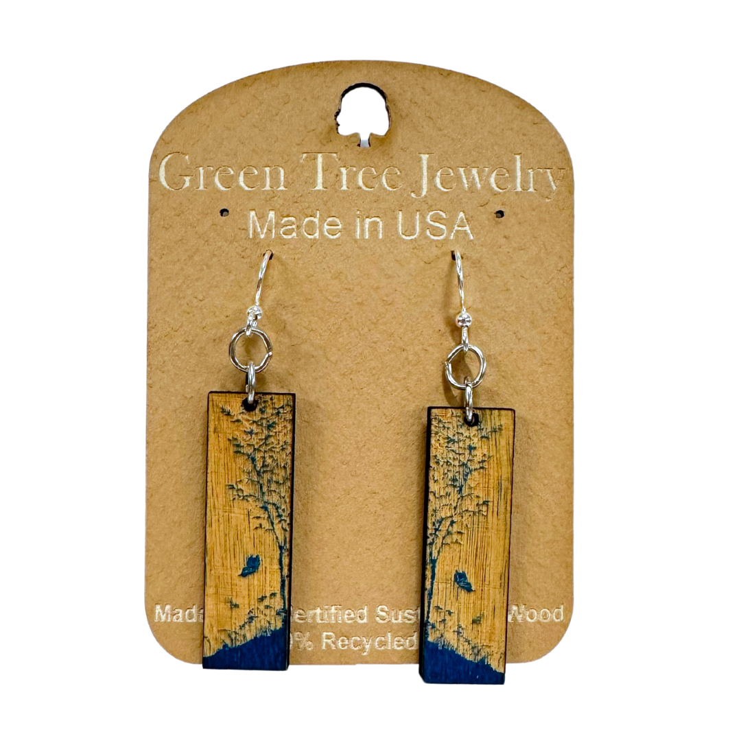 Nature Window 1501 Wood Earrings