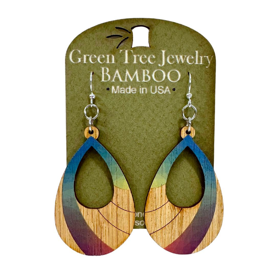 Prism Bamboo 966 Wood Earrings