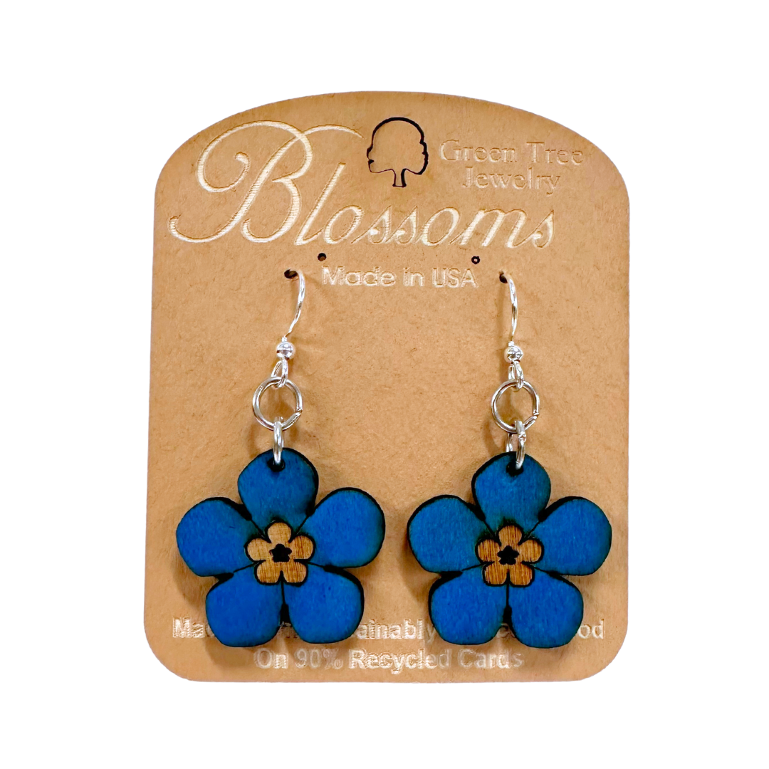 The Awesome Blossoms 138 Wood Earrings