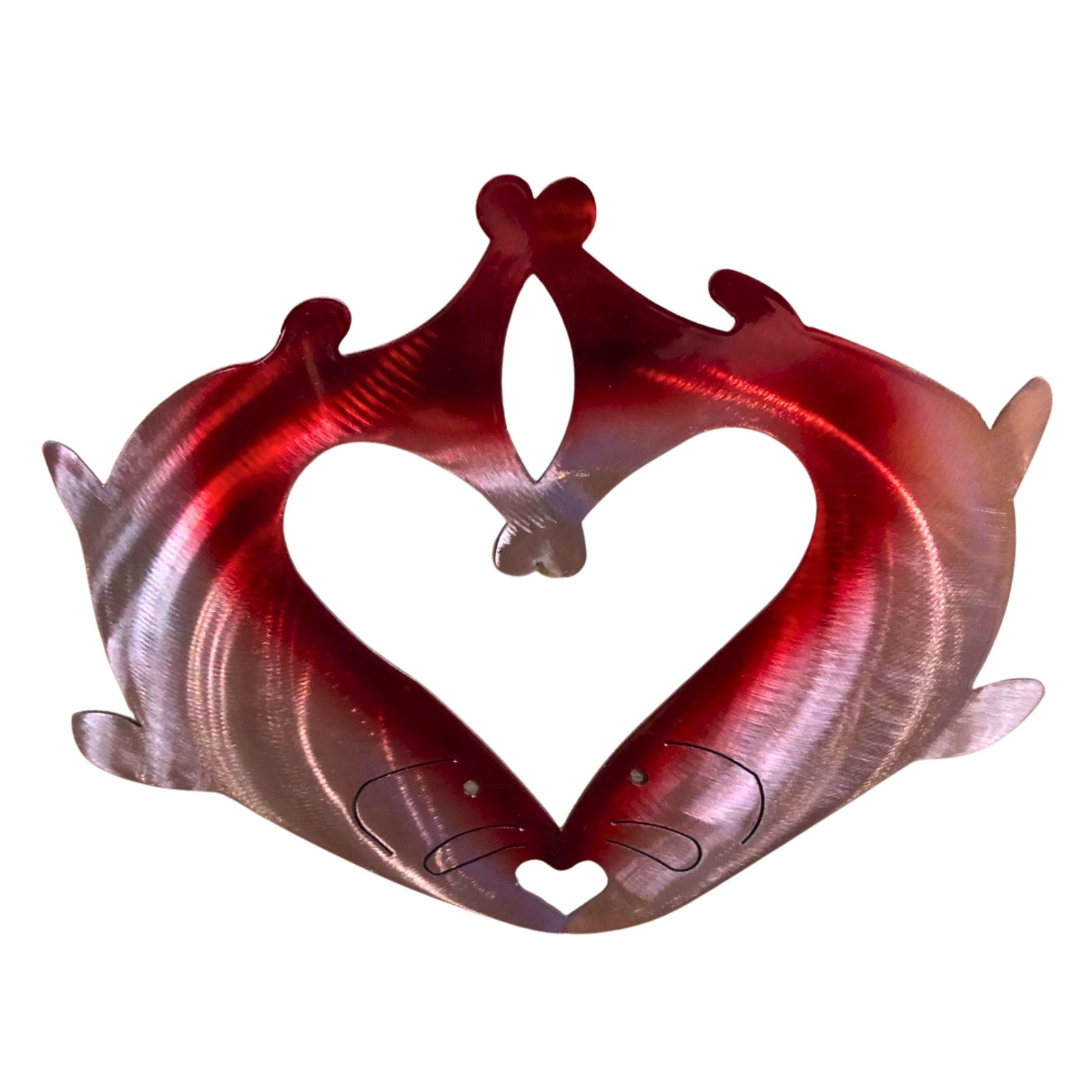 Heart Fish Red
