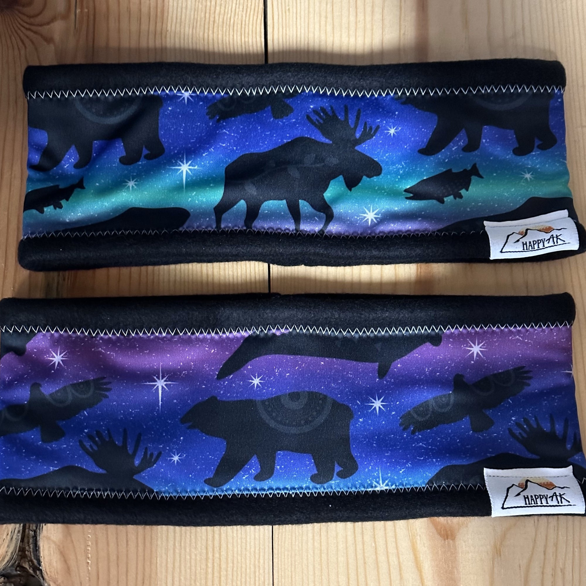 Happy AK Fleece Headband Assorted