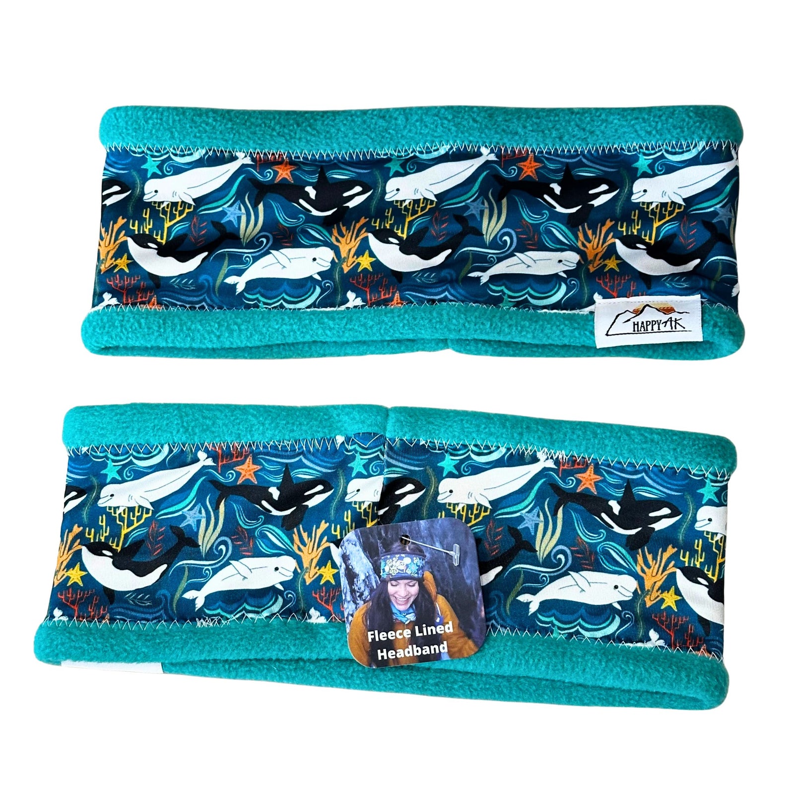 Happy AK Fleece Headband F25
