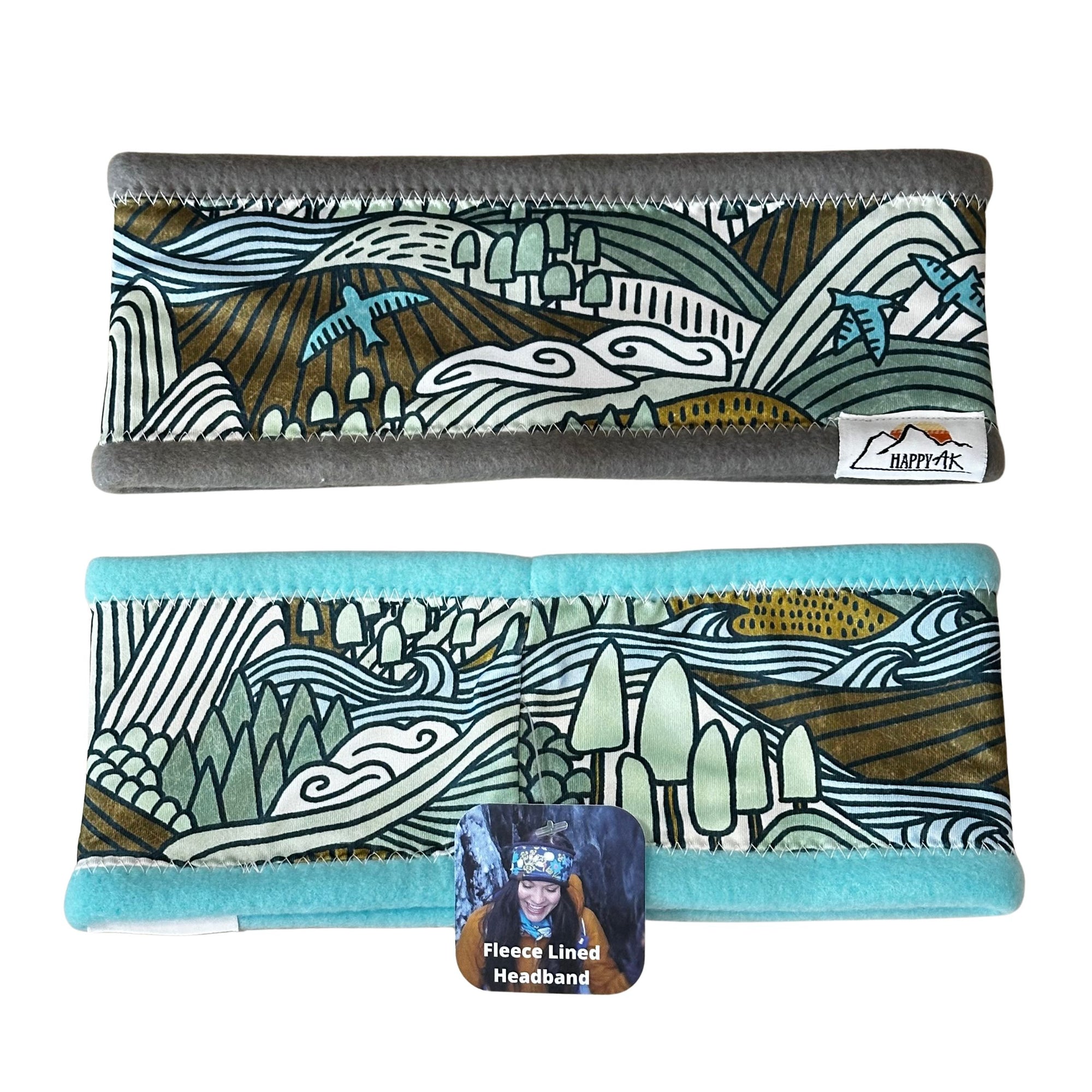 Happy AK Fleece Headband F25