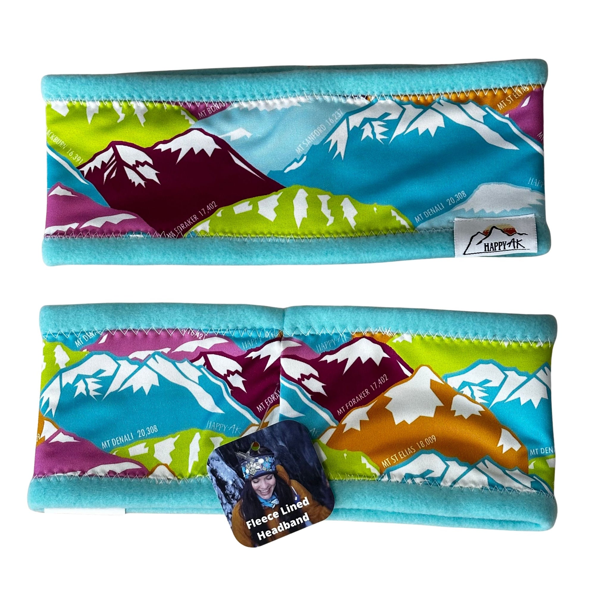 Happy AK Fleece Headband F25