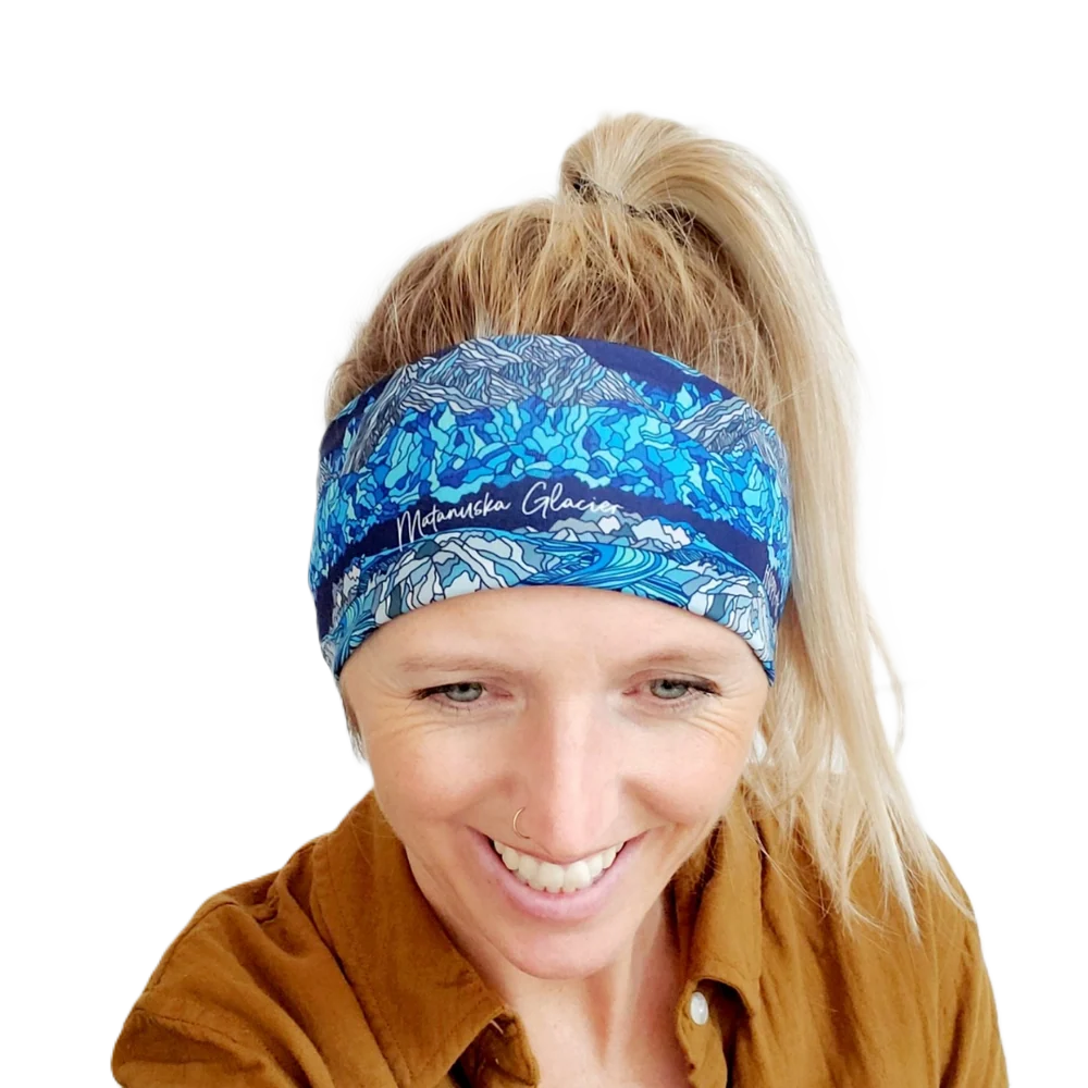 Alaska Glaciers Headband
