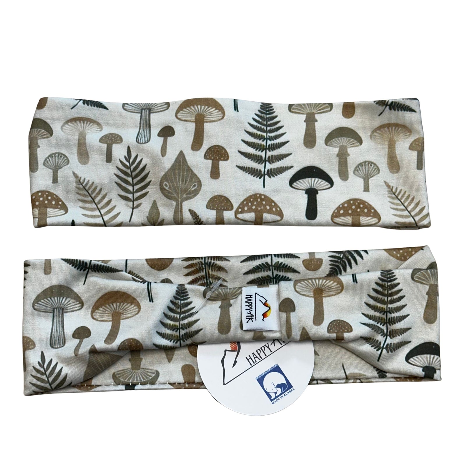 Ferns and Shrooms Headband