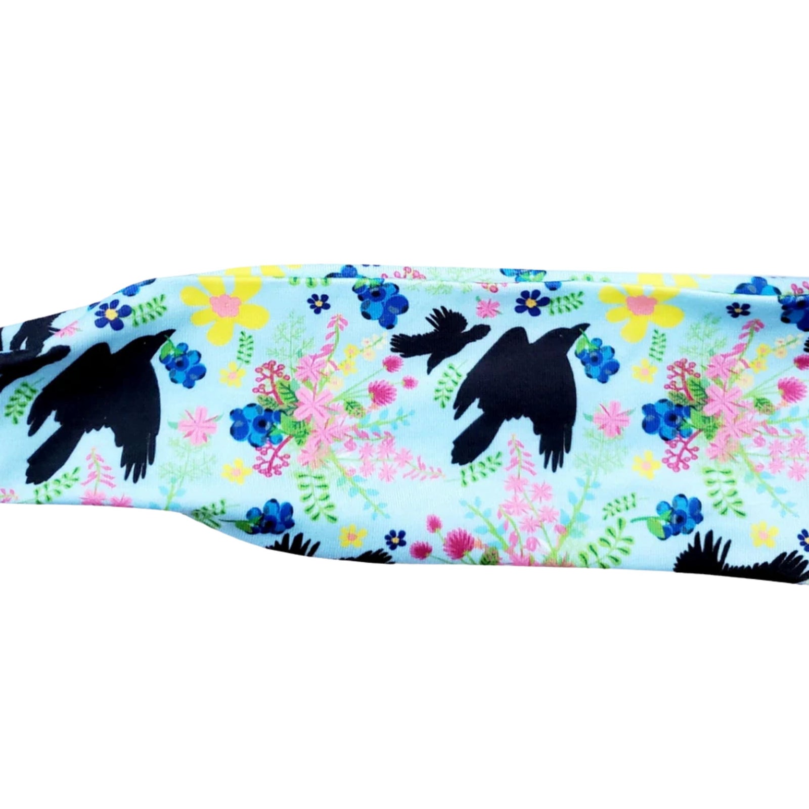 Floral Raven Headband