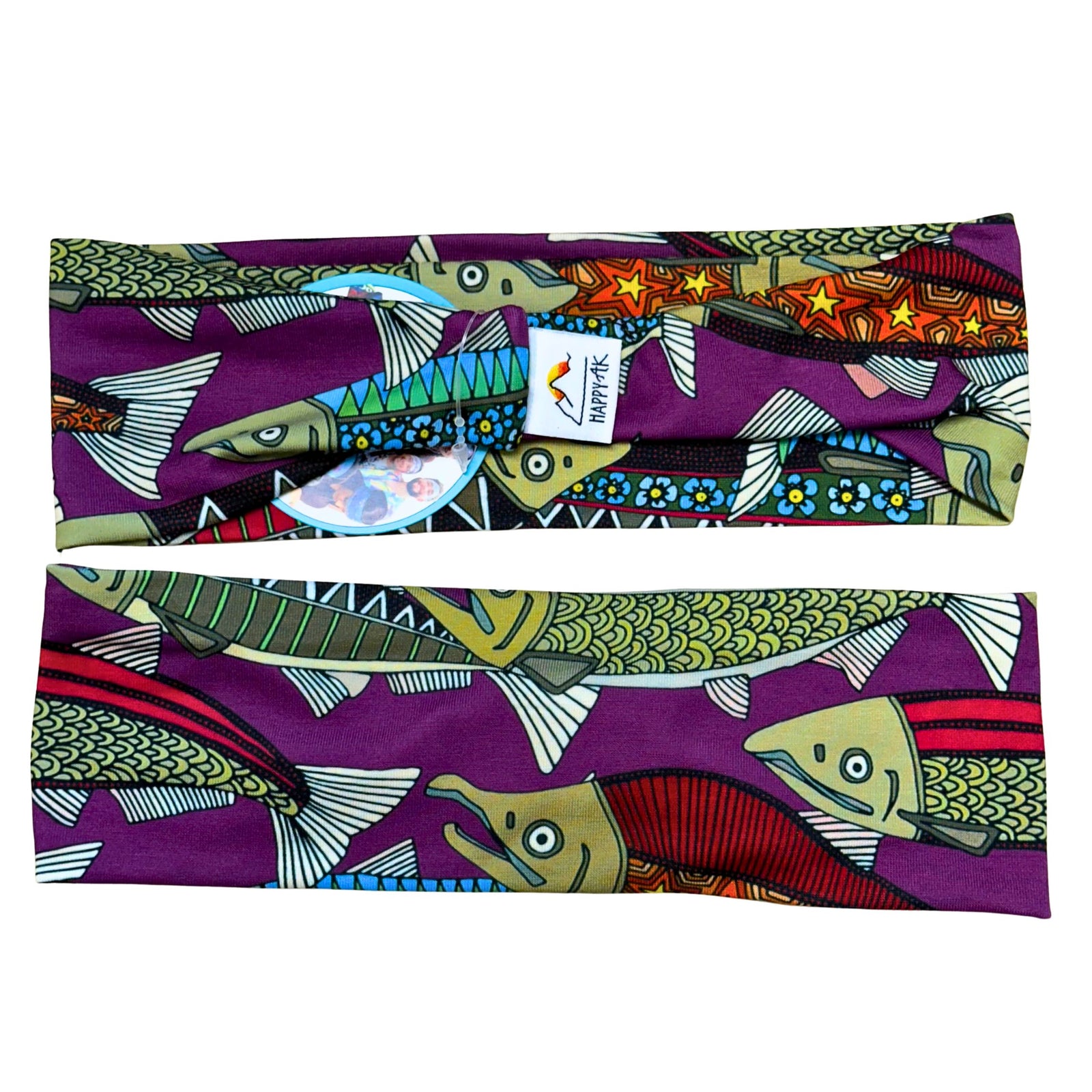AK Salmon Headband