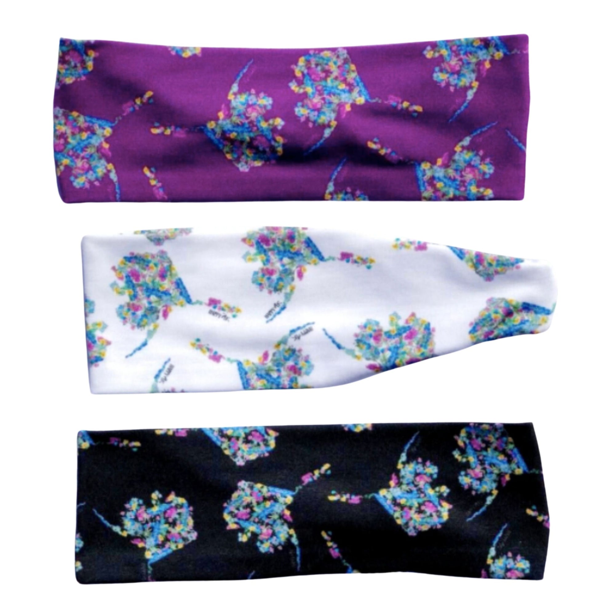 AK State Wildflower Headband